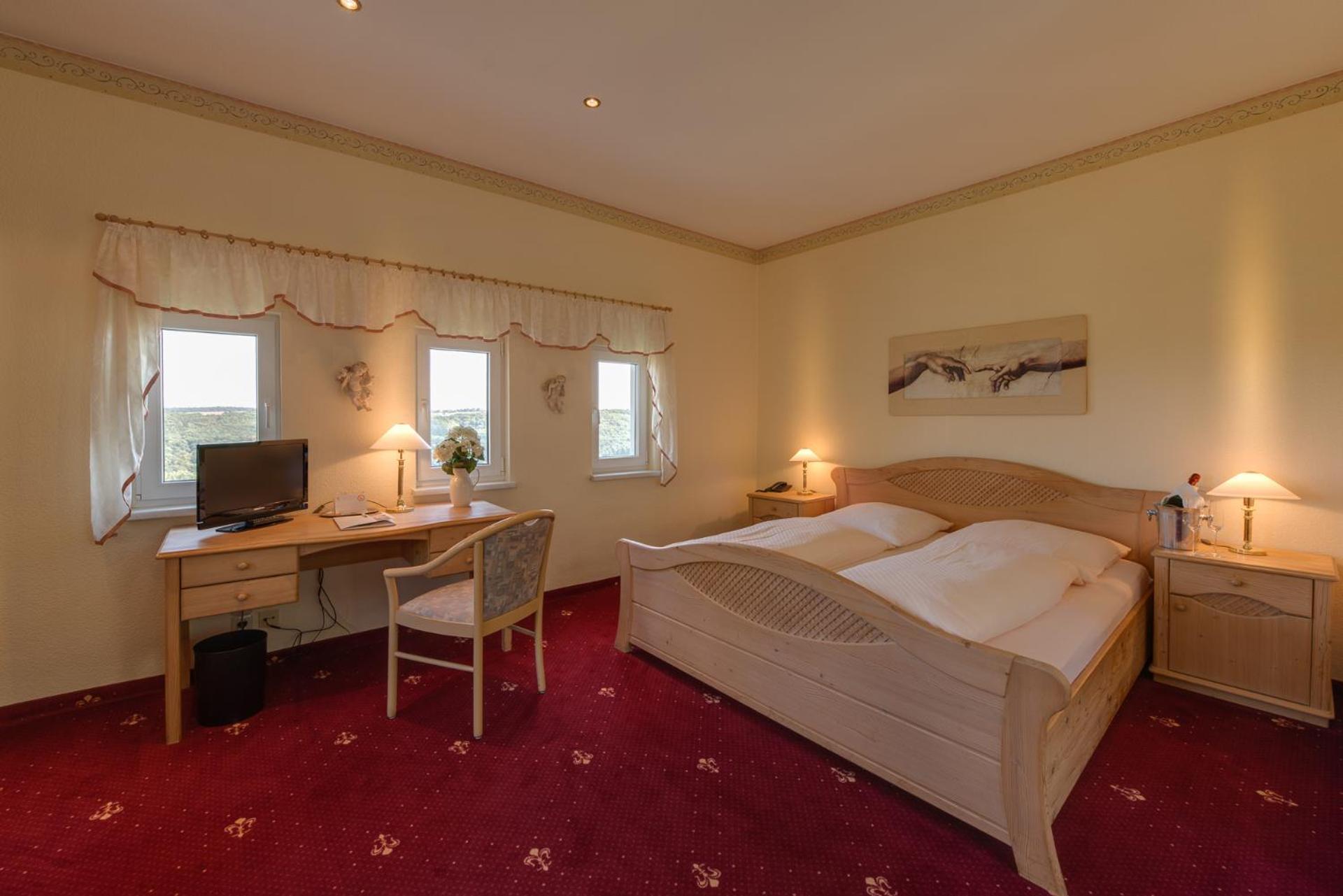 Berghotel Wilhelmsburg Bad Kösen Szoba fotó