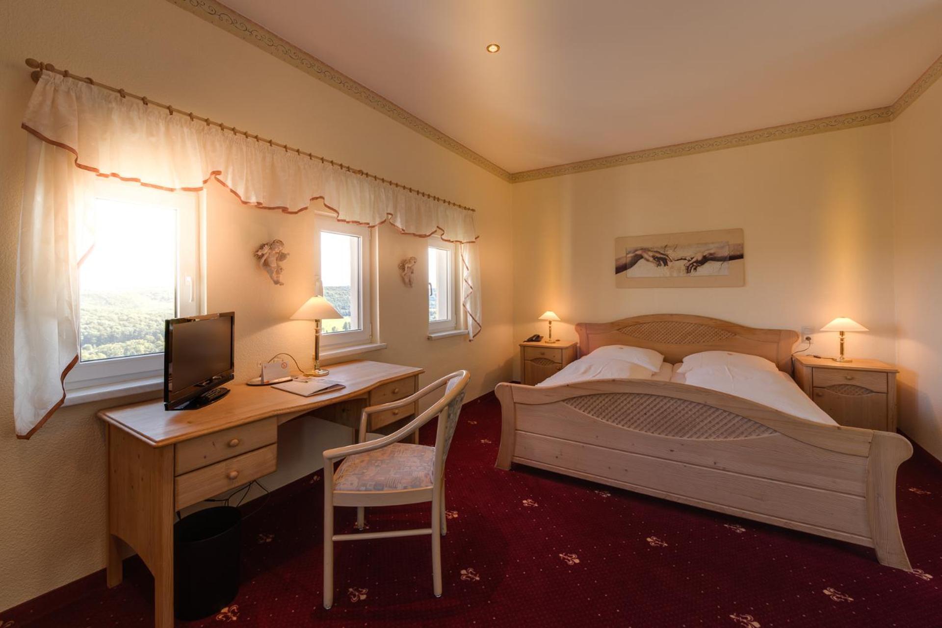 Berghotel Wilhelmsburg Bad Kösen Szoba fotó